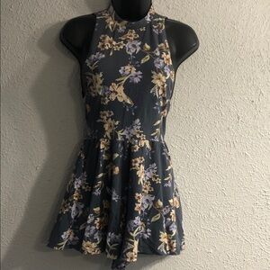 Kimchi Blue Navy Floral Mini Dress